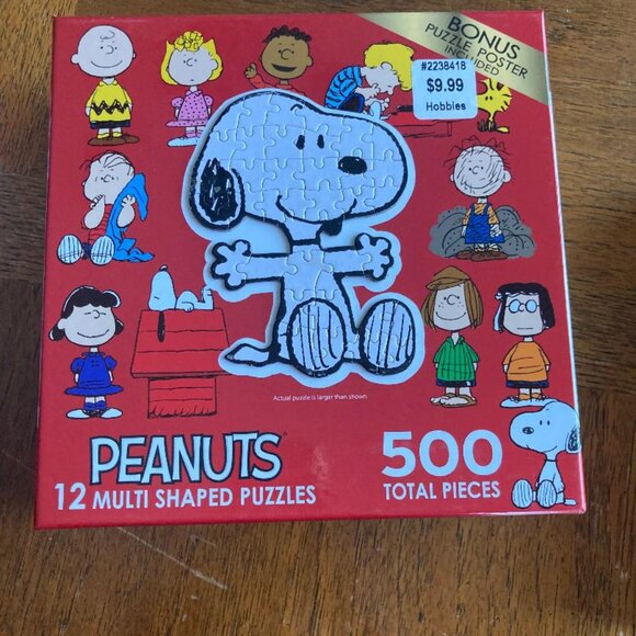 3 Peanuts Puzzles - 500 piece puzzles - Picture 3 of 5